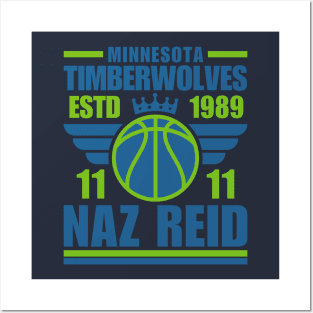 Minnesota Timberwolves Reid 11 Basketball Retro Posters and Art